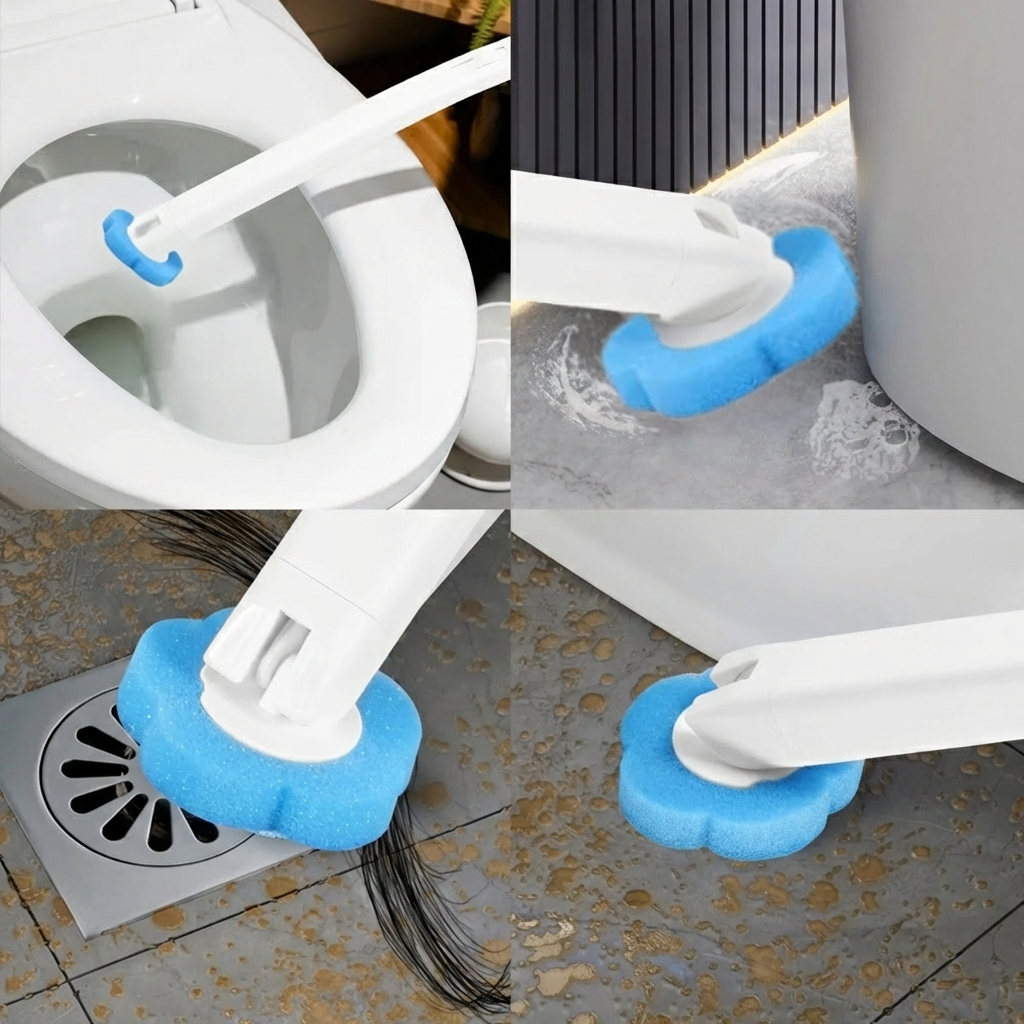 SaniBrosse™ – La brosse WC ultra hygiénique qui élimine les bactéries au lieu de les propager