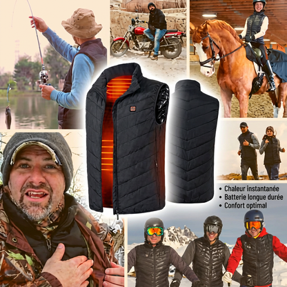 Thermoguard™ – Gilet unisexe chauffant et imperméable