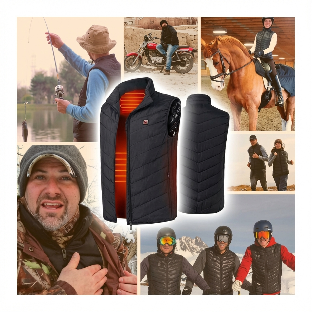 Thermoguard™ – Gilet unisexe chauffant et imperméable